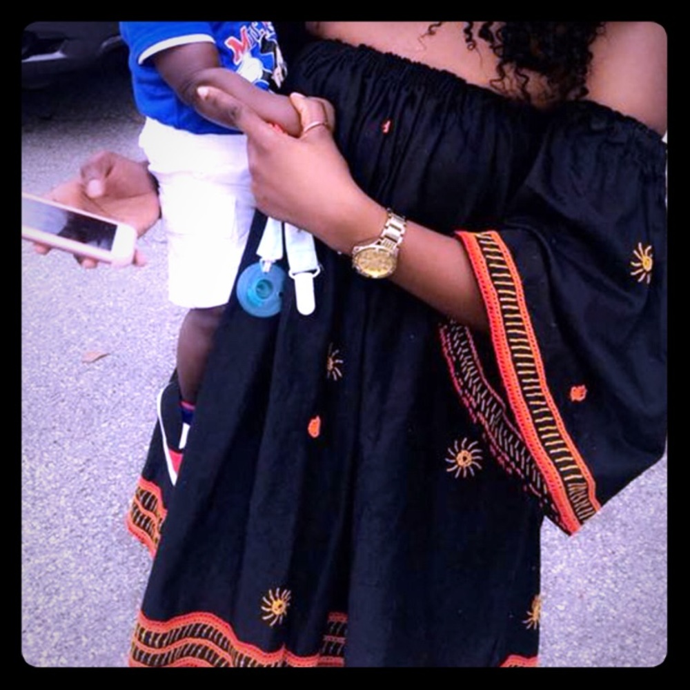 Hand made embroidered dress